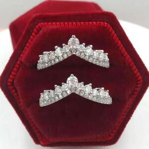 Certified VVS1 Full Moissanite Luxury Wedding Band Rings